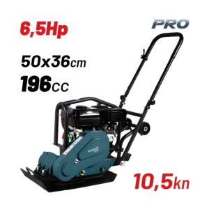 BORMANN Pro BTC5105 Συμπιεστής Εδάφους Βενζινοκίνητος 6,5Hp, 196cc, Δύναμη Δόνησης 10,5Kn, 62Kg 1