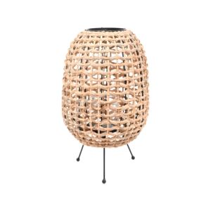 ΦΑΝΑΡΙ ΨΑΘΙΝΟ ΜΕ ΜΕΤΑΛΛΙΚΑ ΠΟΔΙΑ Boho FL007 ΦΥΣΙΚΟ ΧΡΩΜΑ 28x45εκ 1