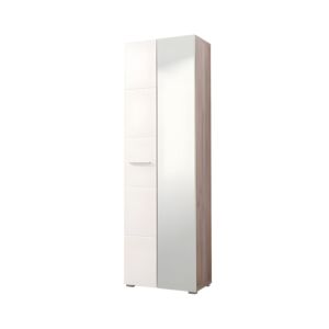 ΕΠΙΠΛΟ ΧΩΛ ΜΕ ΚΑΘΡΕΦΤΗ Beny 2K OG GREY-ΛΕΥΚΗ ΛΑΚΑ 60x35x192,5εκ fxtr 1