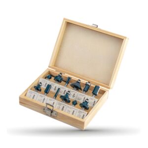 BORMANN Pro BHT1615 Σετ Φρέζες Ρούτερ 12τεμ,6mm 1