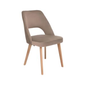 ΚΑΡΕΚΛΑ ΤΡΑΠΕΖΑΡΙΑΣ Τ-5 LUX TAUPE ΥΦΑΣΜΑ 50x50x86εκ 1